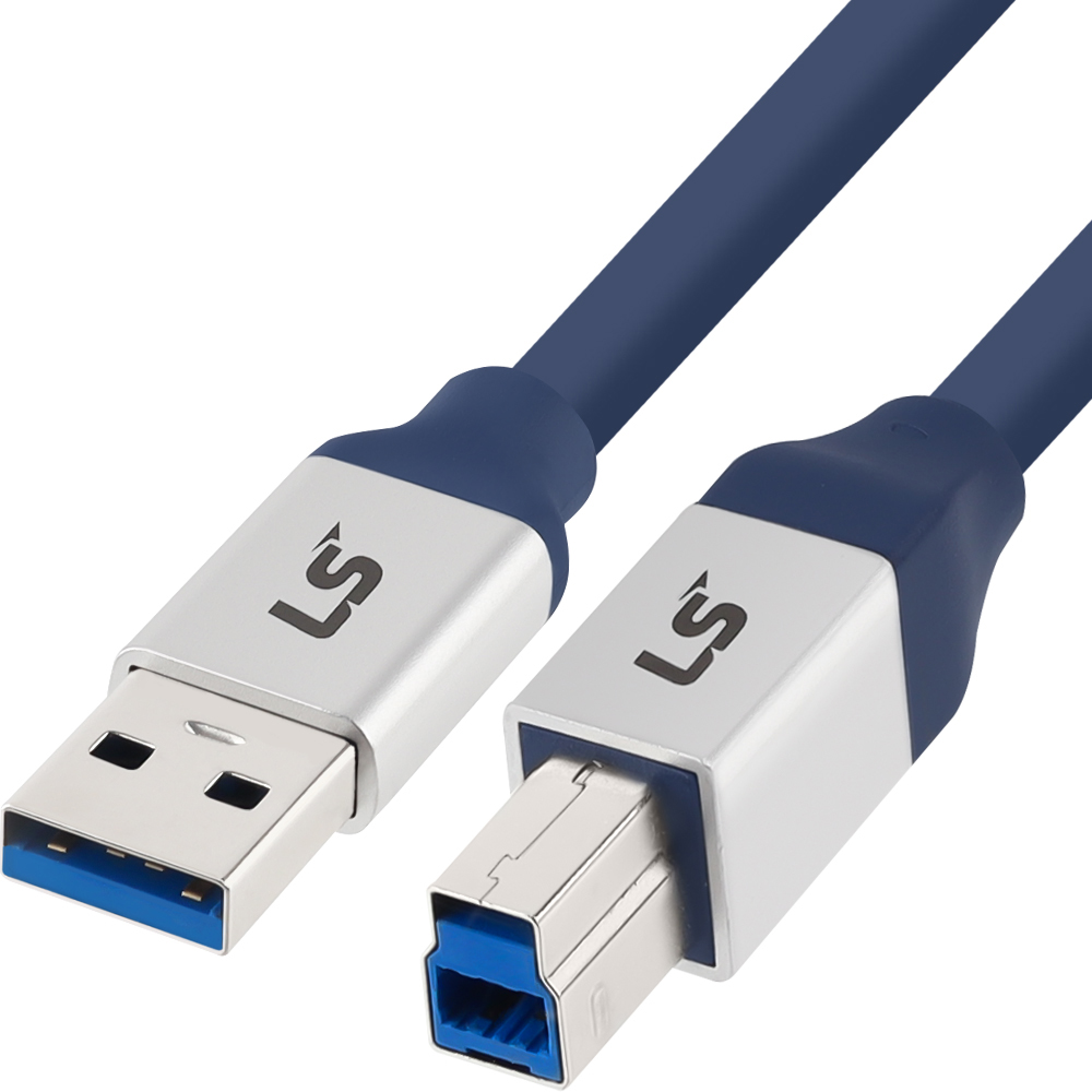 LS전선 USB3.0 슈퍼라이프사이클 High-Flex AM-BM 케이블 1m LS-UBB-30H-010