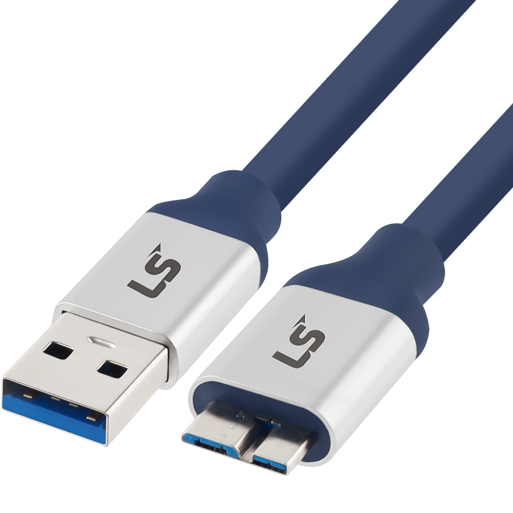 LS전선 USB3.0 슈퍼라이프사이클 High-Flex AM-MicroB 케이블 2m LS-UBBM-30H-020