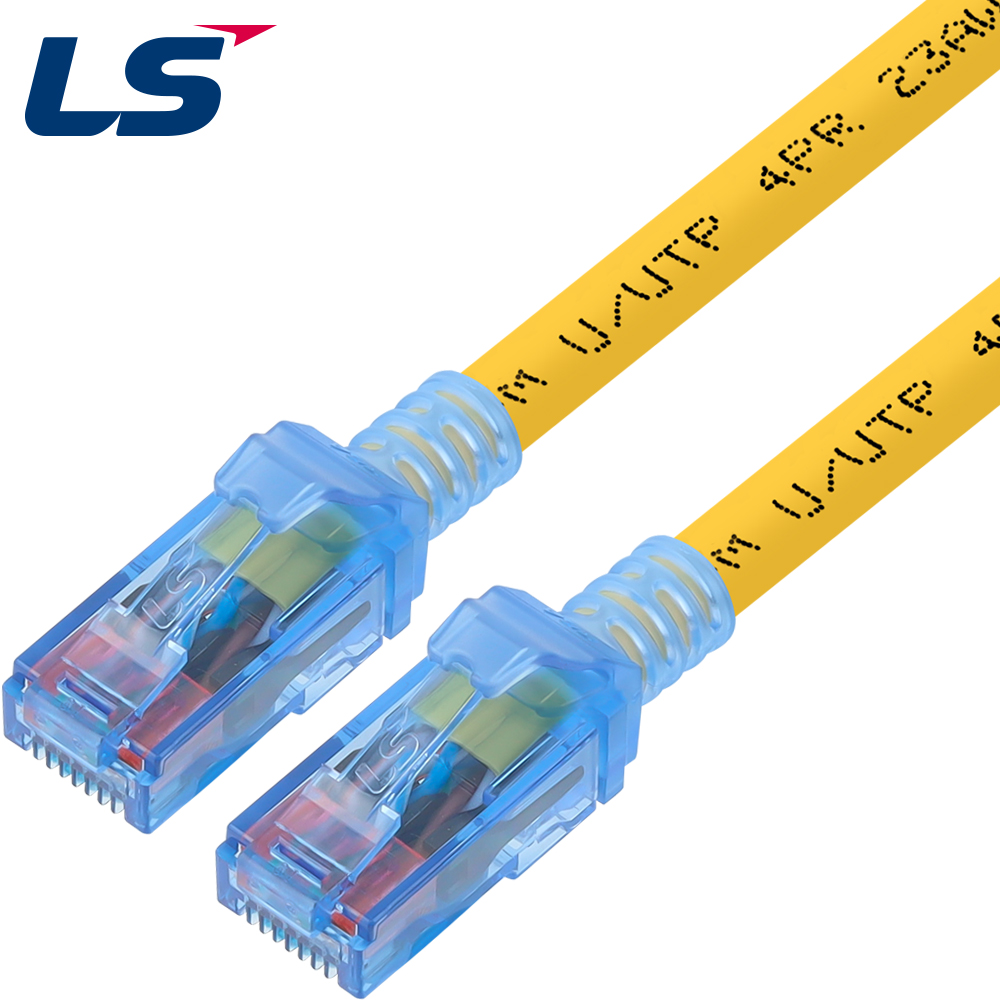 LS전선 CAT.6A UTP Supreme 랜 케이블 1m (옐로우) NMX-LS6ASP10Y