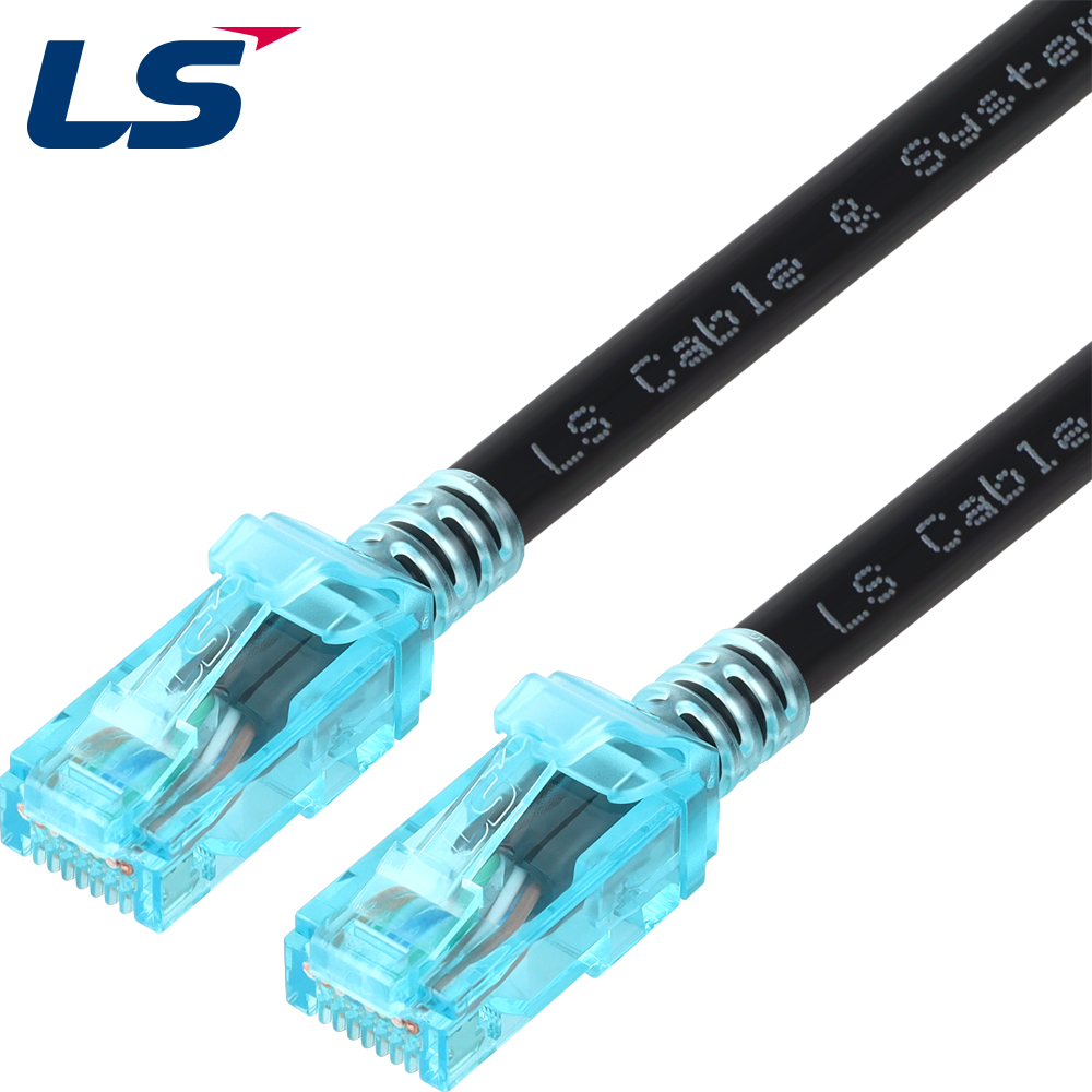 LS전선 CAT.6 UTP 옥외용 랜 케이블 5m (블랙) NMX-LS650XBKZ