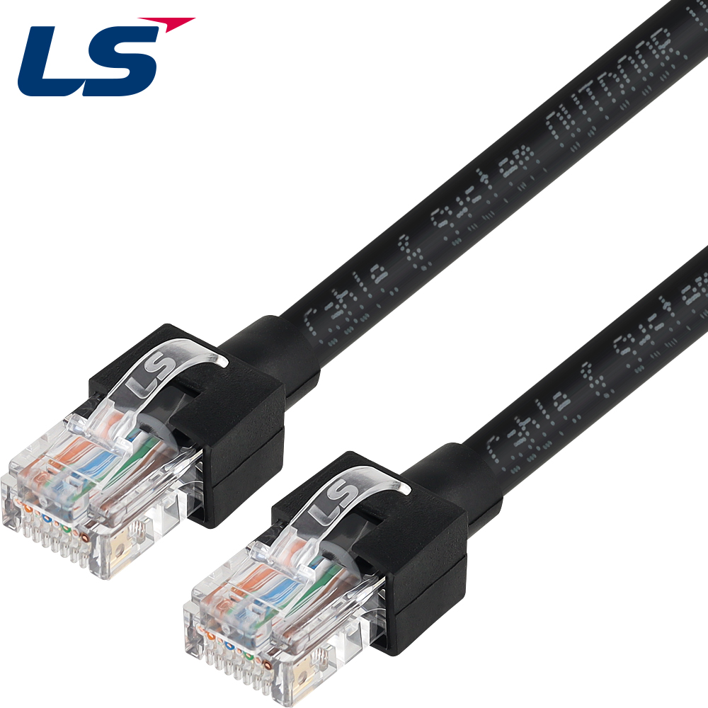 LS전선 CAT.5E UTP 옥외용 랜 케이블 5m (블랙) NMX-LS550XBKZ