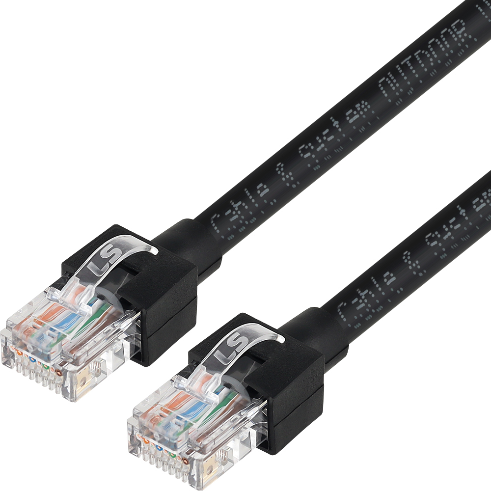 LS전선 CAT.5E UTP 옥외용 랜 케이블 20m (블랙) NMX-LS5200XBKZ