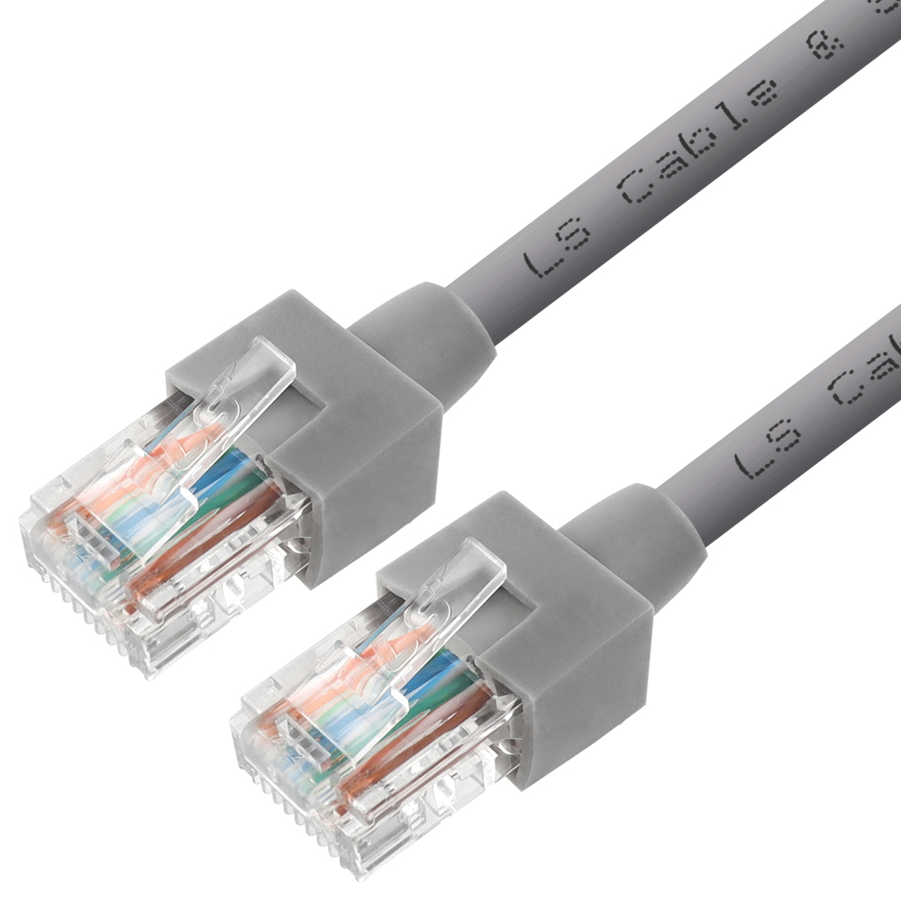 LS전선 CAT.5E UTP 랜 케이블 0.5m (그레이) NMX-LS505G