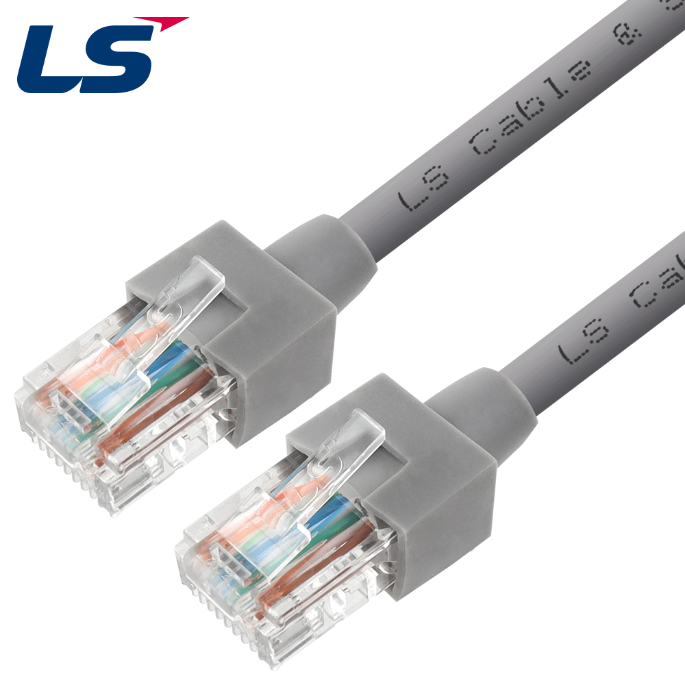 LS전선 CAT.5E UTP 랜 케이블 0.5m (그레이) NMX-LS505G