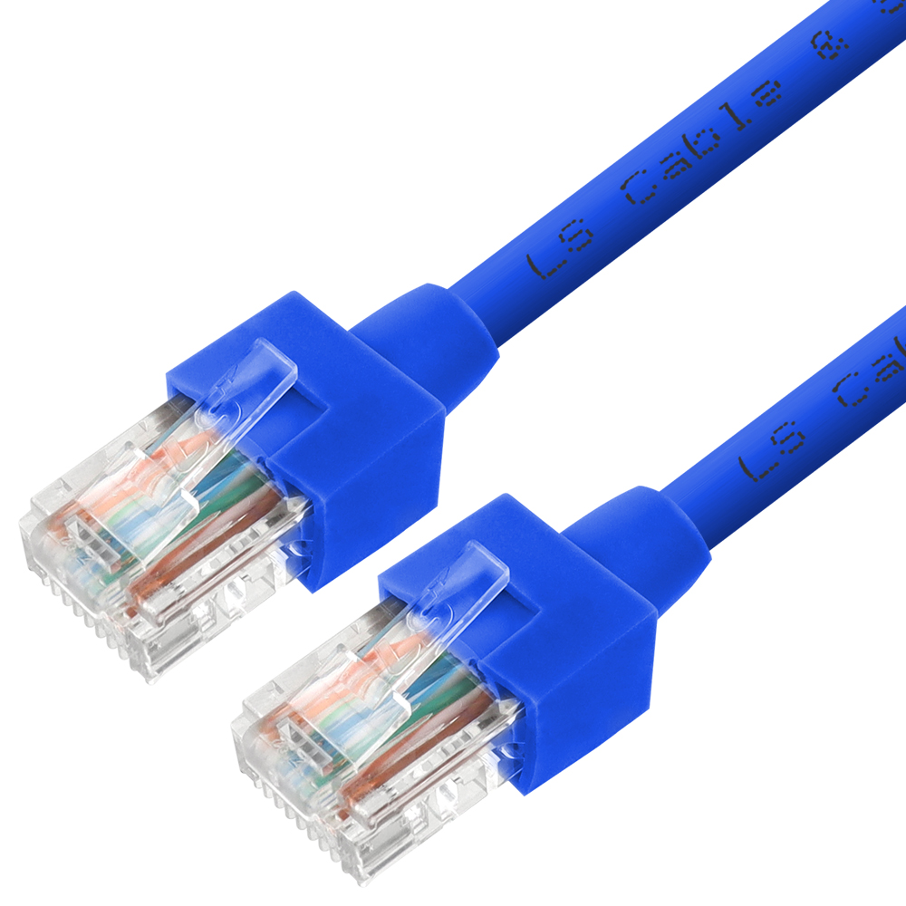 LS전선 CAT.5E UTP 랜 케이블 1m (블루) NMX-LS510BL