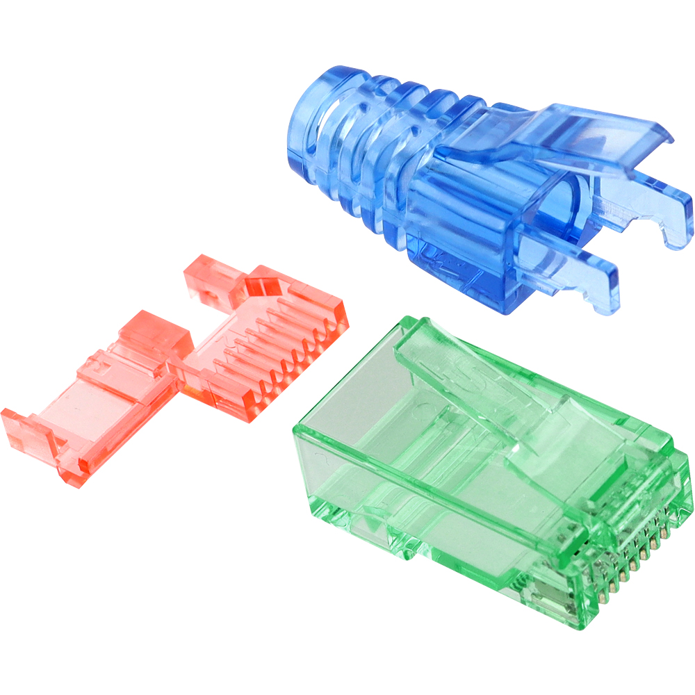 LS전선 CAT.6A UTP 단선 RJ-45 플러그(100개) LS-MP-UC6A-RJ45-28AWG