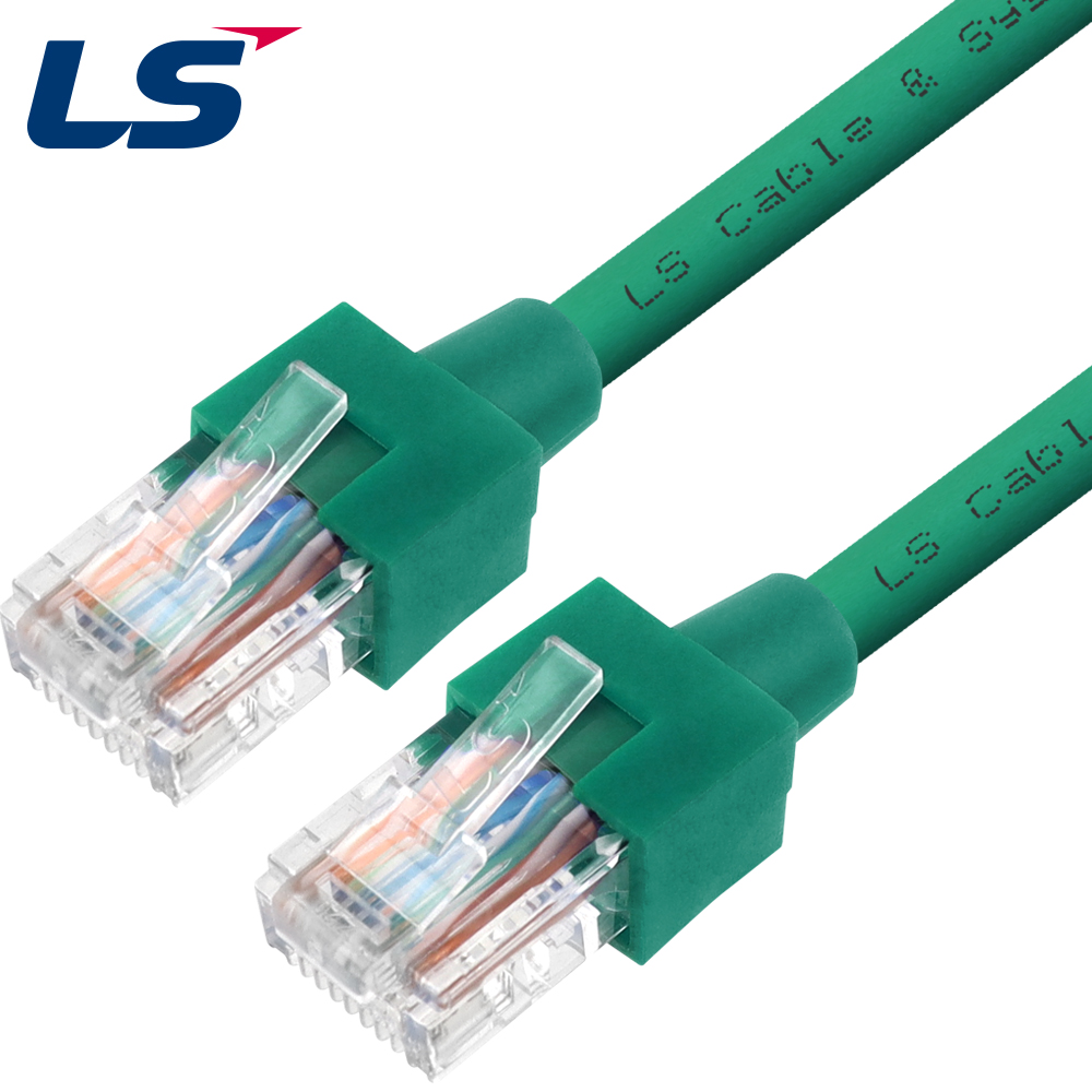 LS전선 CAT.5E UTP 랜 케이블 15m (그린) NMX-LS5150GN