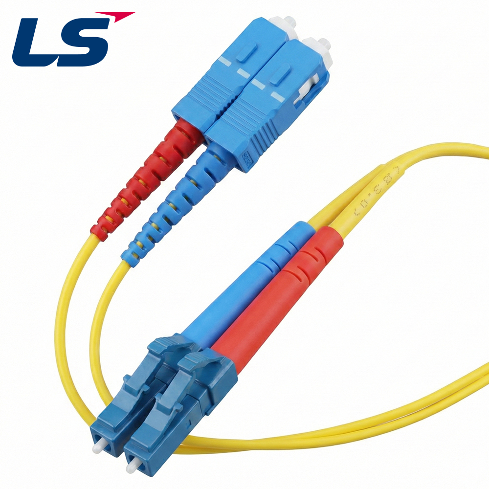 LS전선 LC-SC 싱글모드 광점퍼코드 15m LS-JC-LC/SC-SM-20DPV-150