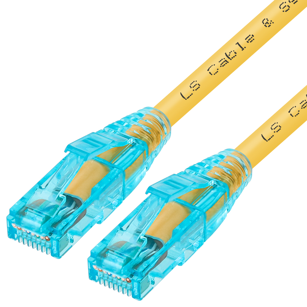LS전선 CAT.6 UTP 랜 케이블 5m, 옐로우 NMX-LS650Y
