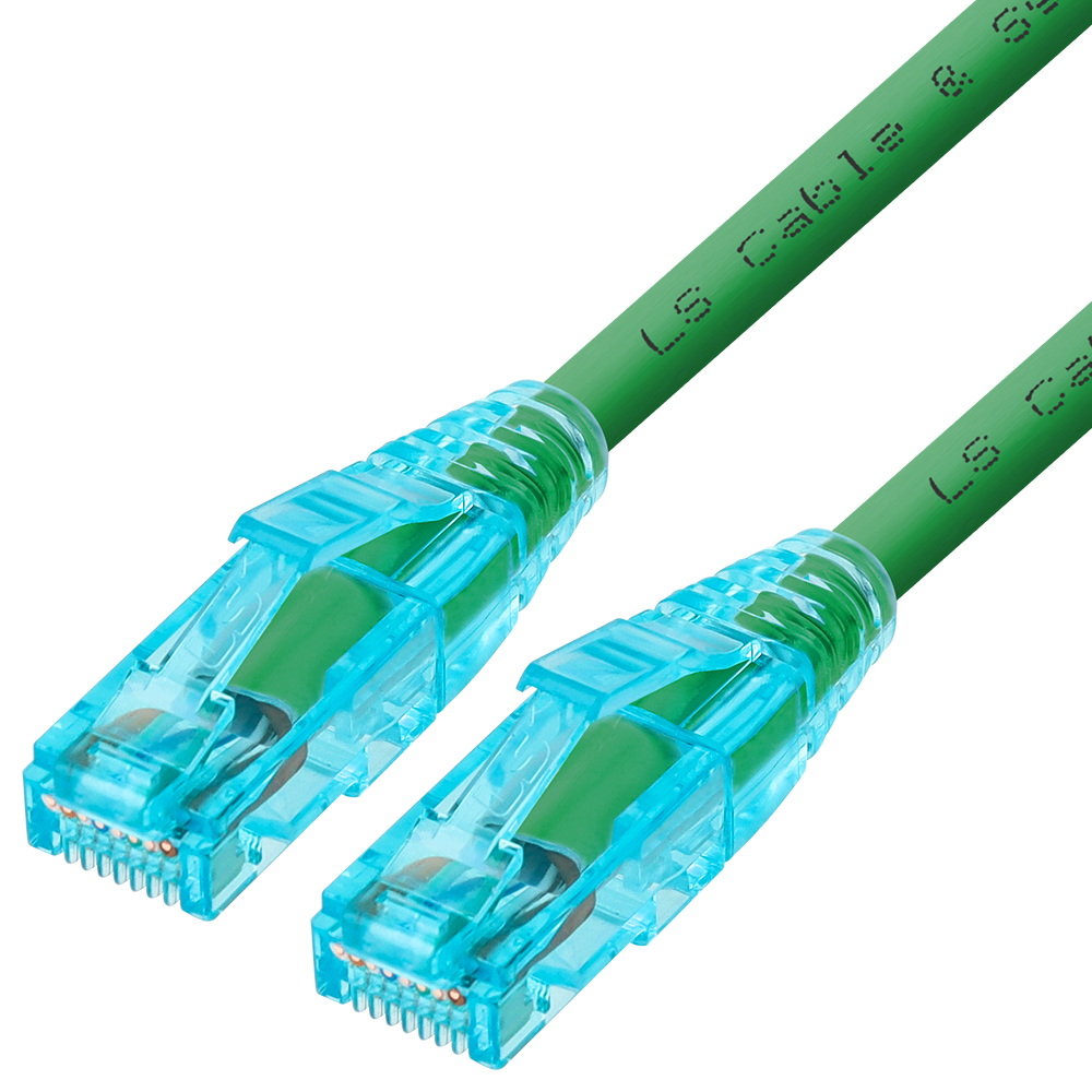 LS전선 CAT.6 UTP 랜 케이블 2m, 그린 NMX-LS620GN