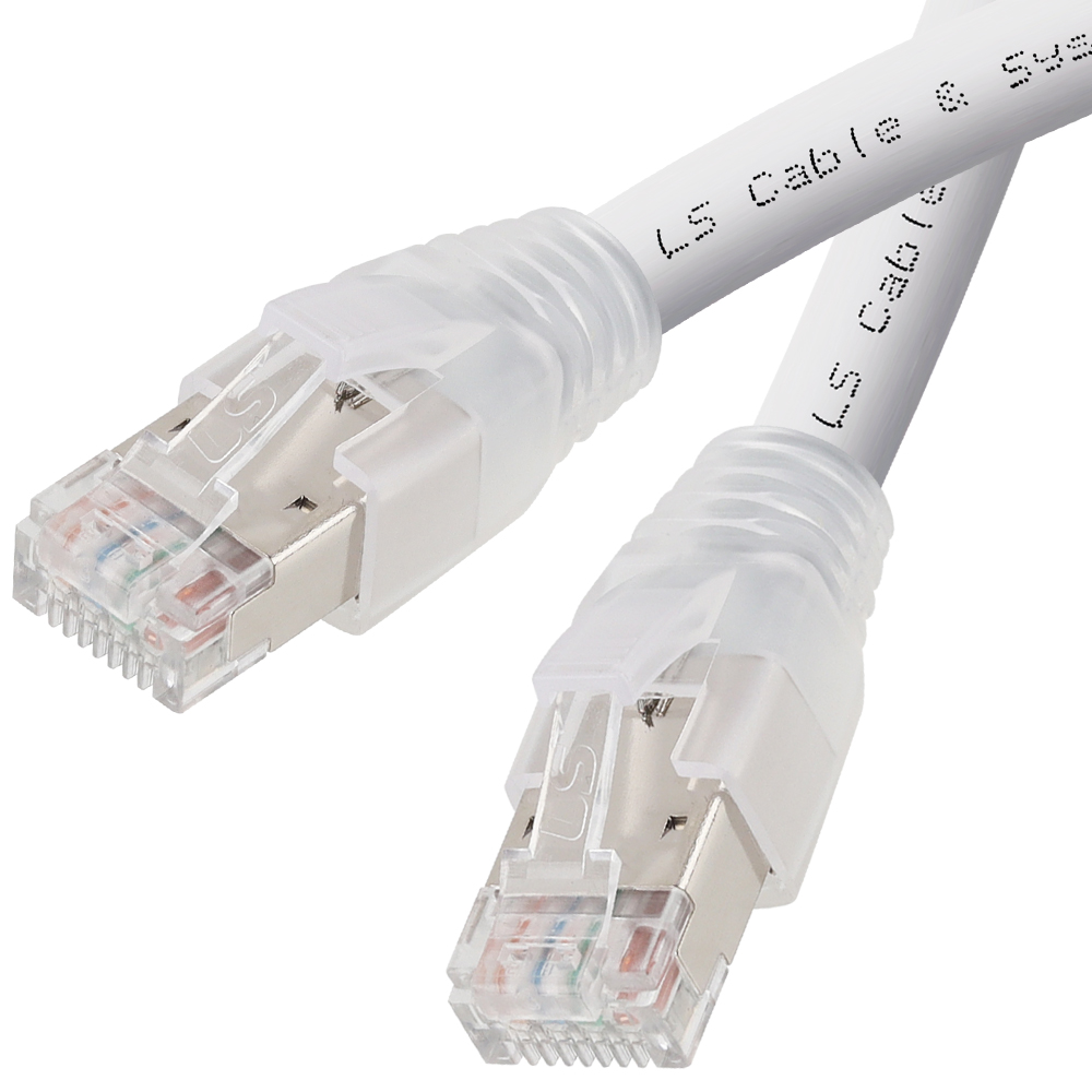 LS전선 CAT.7 S/FTP 랜 케이블 30m, 그레이 LS-PC-SSP7-GY-300