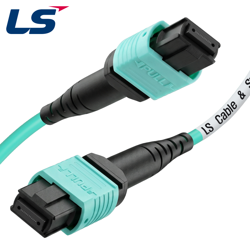LS전선 OM4 12C MPO 광점퍼코드 3m LS-MTC-FF-M4-12ZB-003