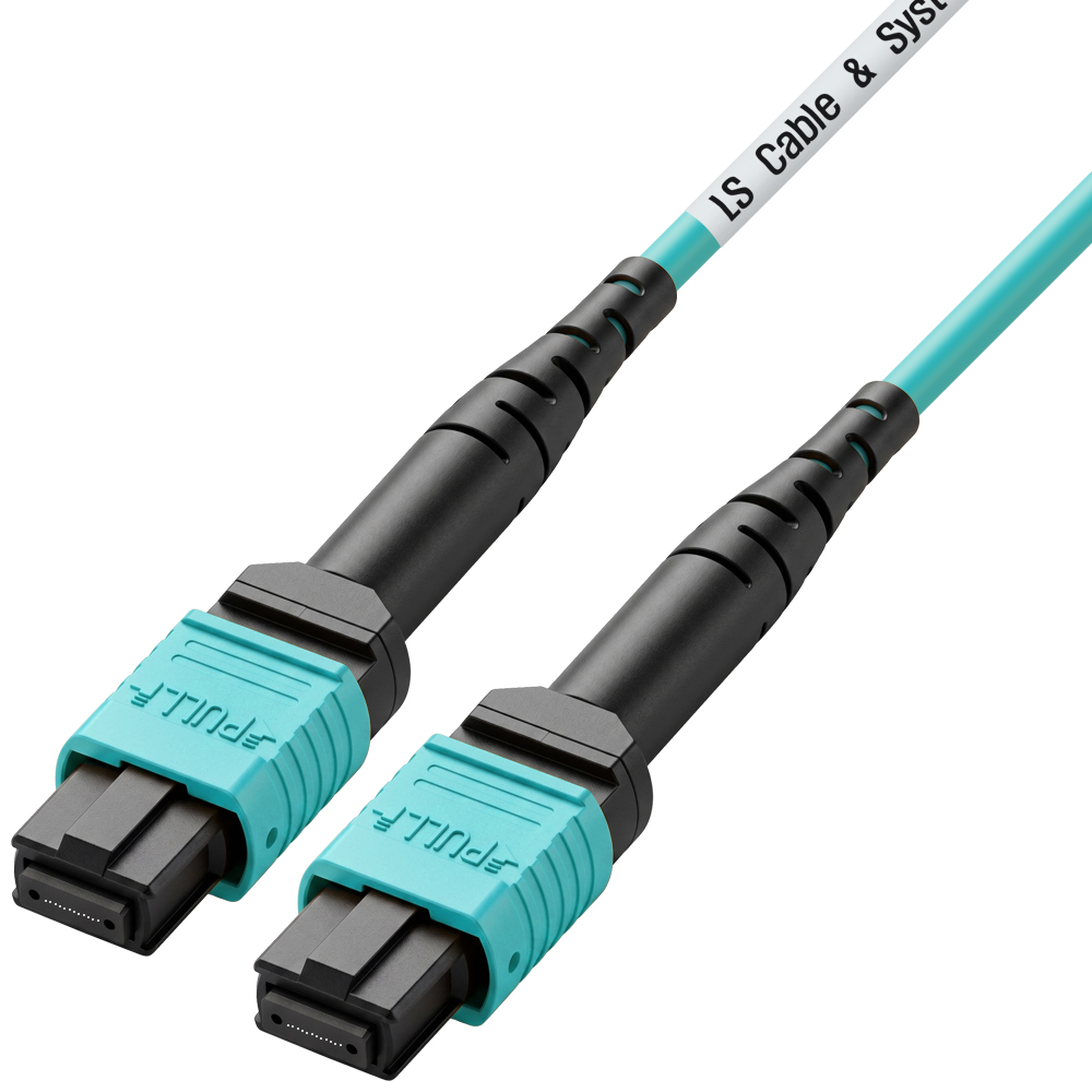 LS전선 OM4 12C MPO 광점퍼코드 3m LS-MTC-FF-M4-12ZB-003
