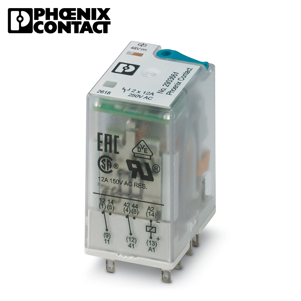 피닉스컨택트 REL-IR2/LDP- 48DC/2X21 전원 접점 산업용 릴레이 2903661