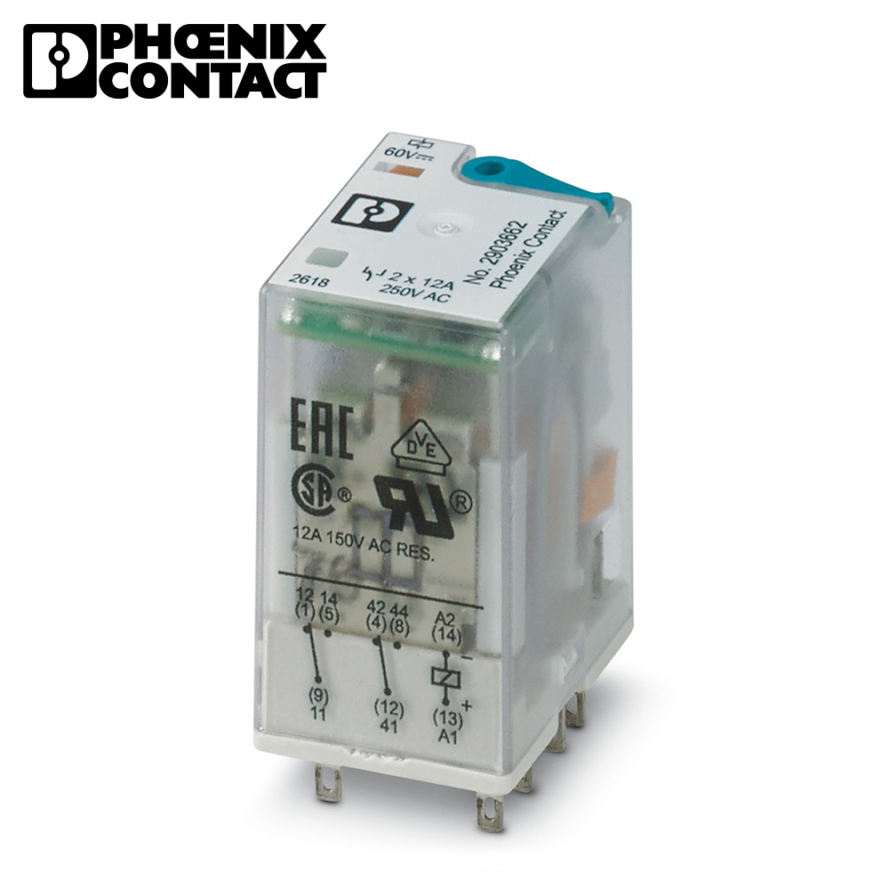 피닉스컨택트 REL-IR2/LDP- 60DC/2X21 전원 접점 산업용 릴레이 2903662
