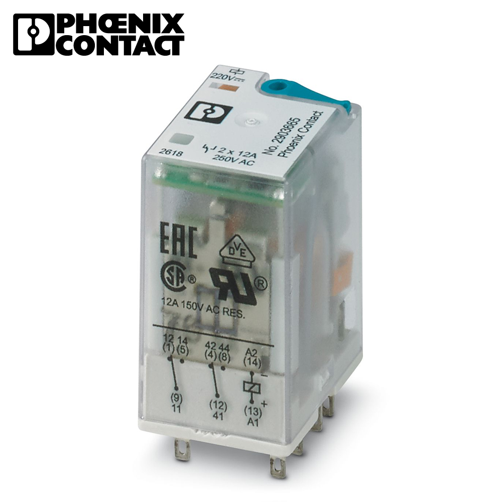 피닉스컨택트 REL-IR2/LDP-220DC/2X21 단일 릴레이 2903665