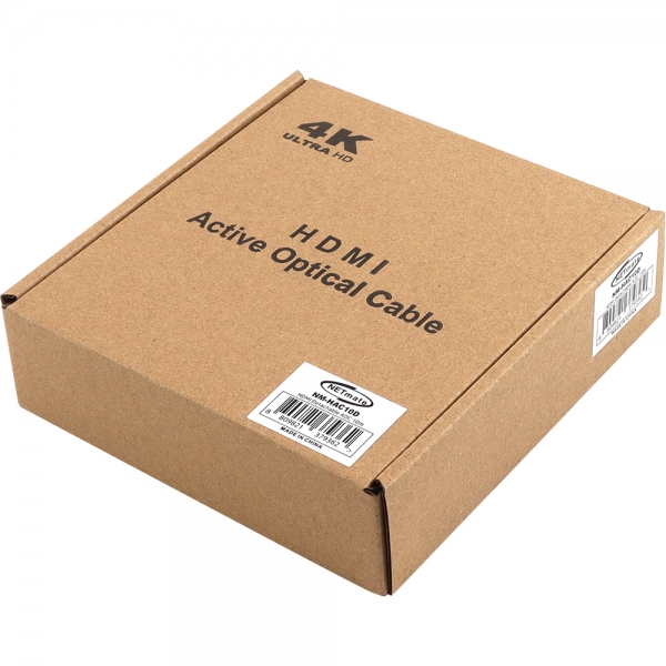강원전자 넷메이트 HDMI2.0 Hybrid AOC 배관용 케이블 10m (블랙) NM-HAC10D