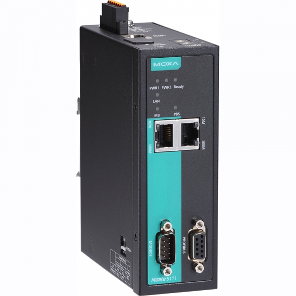 MOXA Modbus, PROFINET, EtherNet/IP to PROFIBUS 산업용 게이트웨이 MGate 5111-T