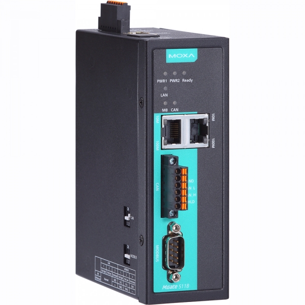 MOXA SAE J1939 to Modbus, PROFINET, EtherNet/IP 산업용 게이트웨이 MGate 5118