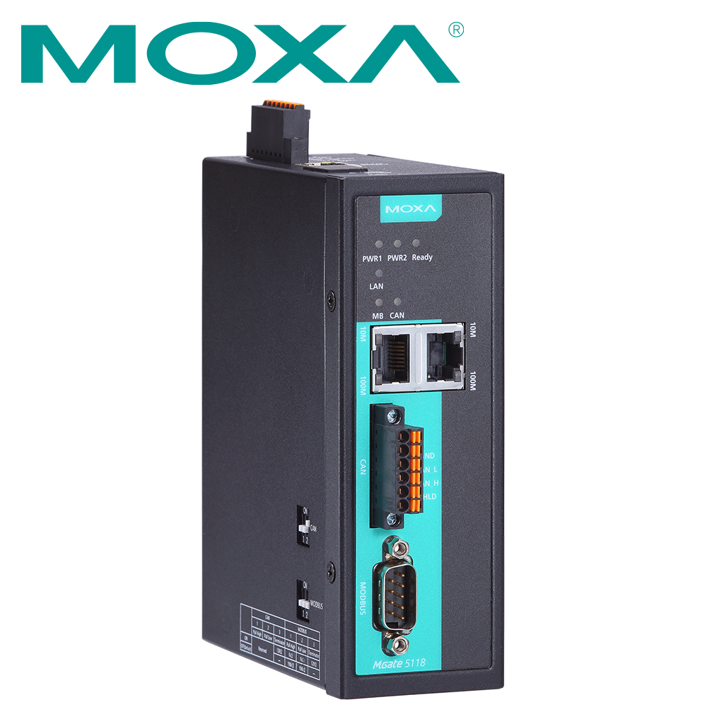 MOXA SAE J1939 to Modbus, PROFINET, EtherNet/IP 산업용 게이트웨이 MGate 5118-T