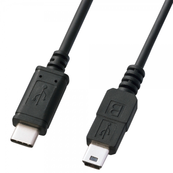 강원전자 산와서플라이 USB2.0 CM-Mini 5핀 케이블 1m KU-CMB10