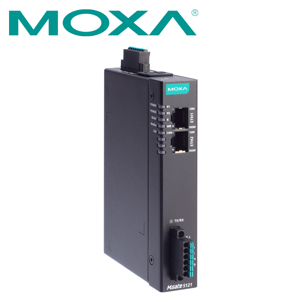 MOXA CANopen/J1939 to Modbus 산업용 게이트웨이 MGate 5121-T