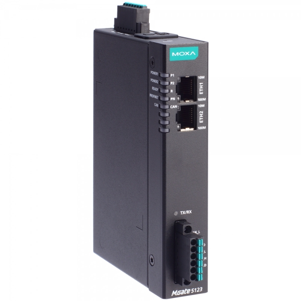 MOXA CANopen/J1939 to PROFINET 산업용 게이트웨이 MGate 5123-T