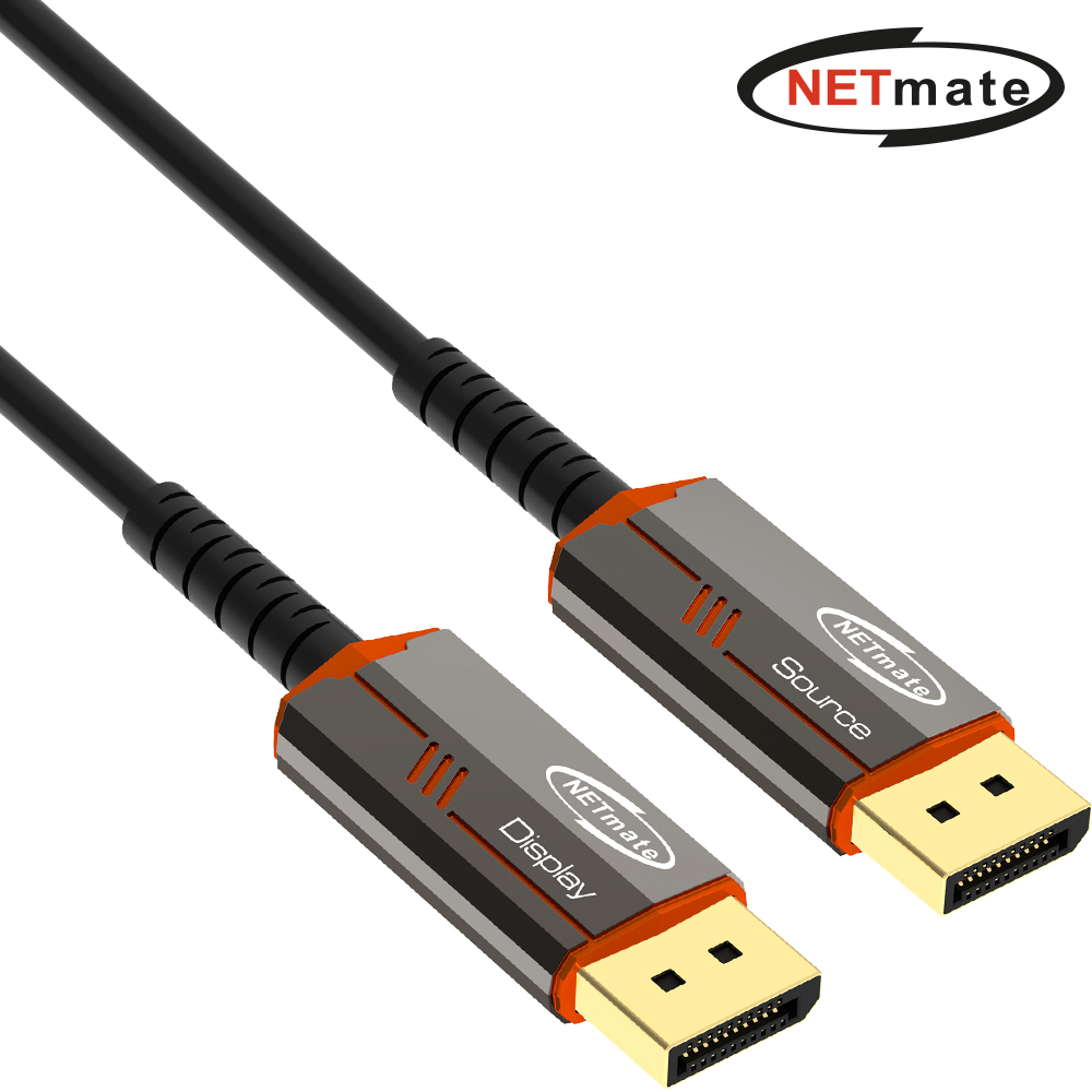 강원전자 넷메이트 DisplayPort 2.1 DP40 Hybrid AOC 케이블 20m NM-DAP20R