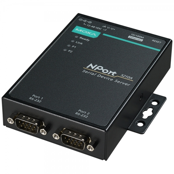 MOXA 2포트 RS232 디바이스 서버 NPort 5210A