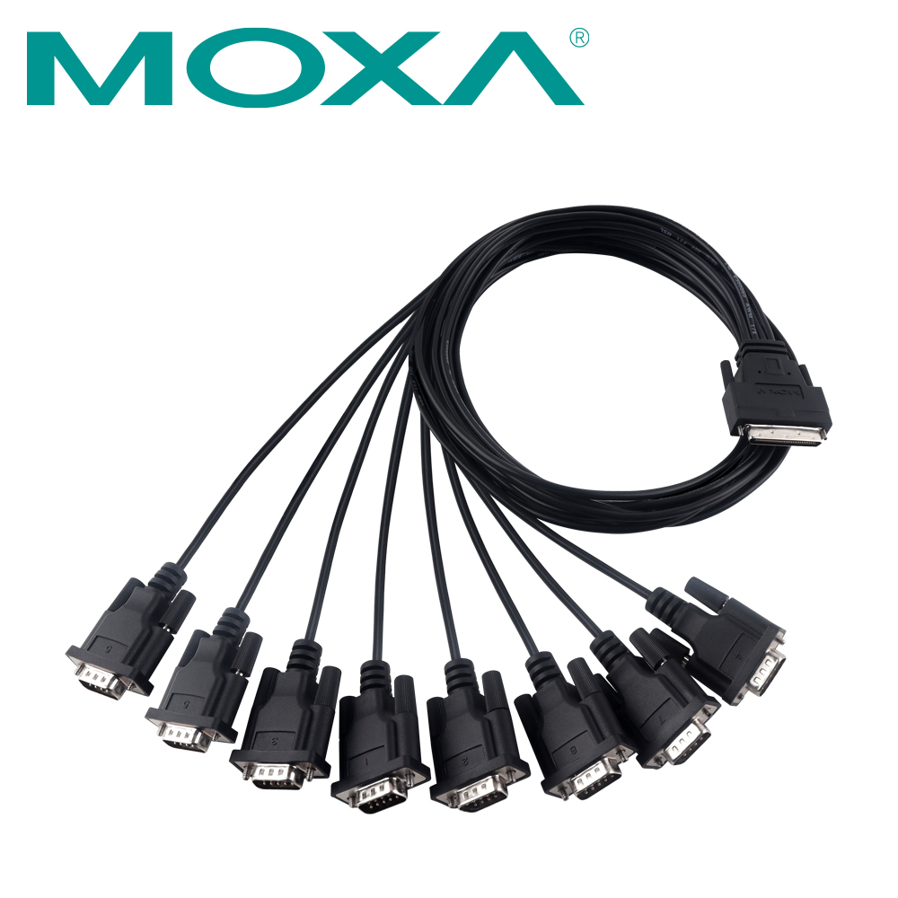 MOXA 8포트 시리얼카드 케이블 1m CBL-M68M9x8-100