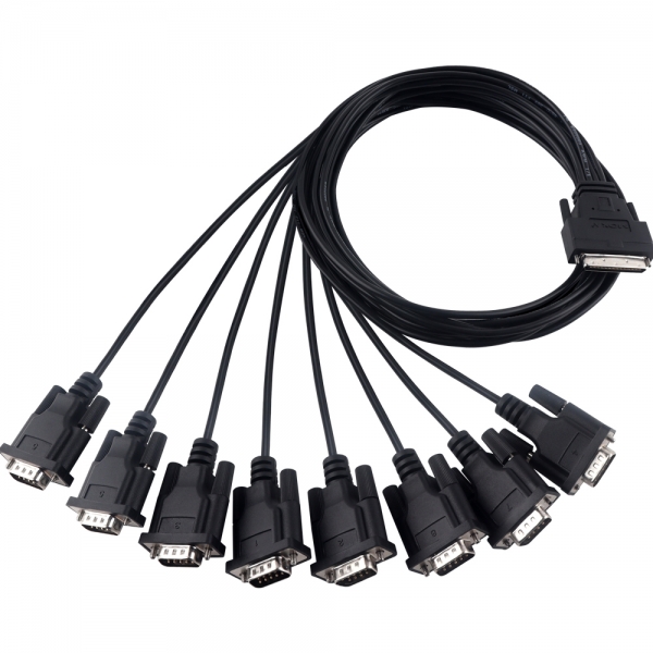 MOXA 8포트 시리얼카드 케이블 1m CBL-M68M9x8-100