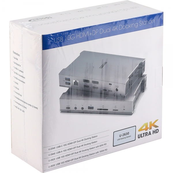 강원전자 넷메이트 DisplayLink USB 올인원 도킹 스테이션 U-2630