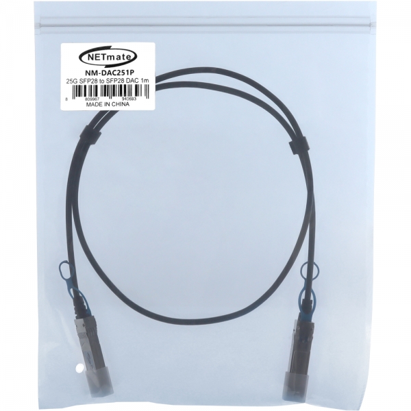 강원전자 넷메이트 25G SFP28 DAC 광 모듈 케이블 1m NM-DAC251P