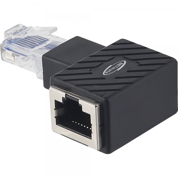 강원전자 넷메이트 RJ-45 왼쪽 꺾임 젠더 NM-RG02