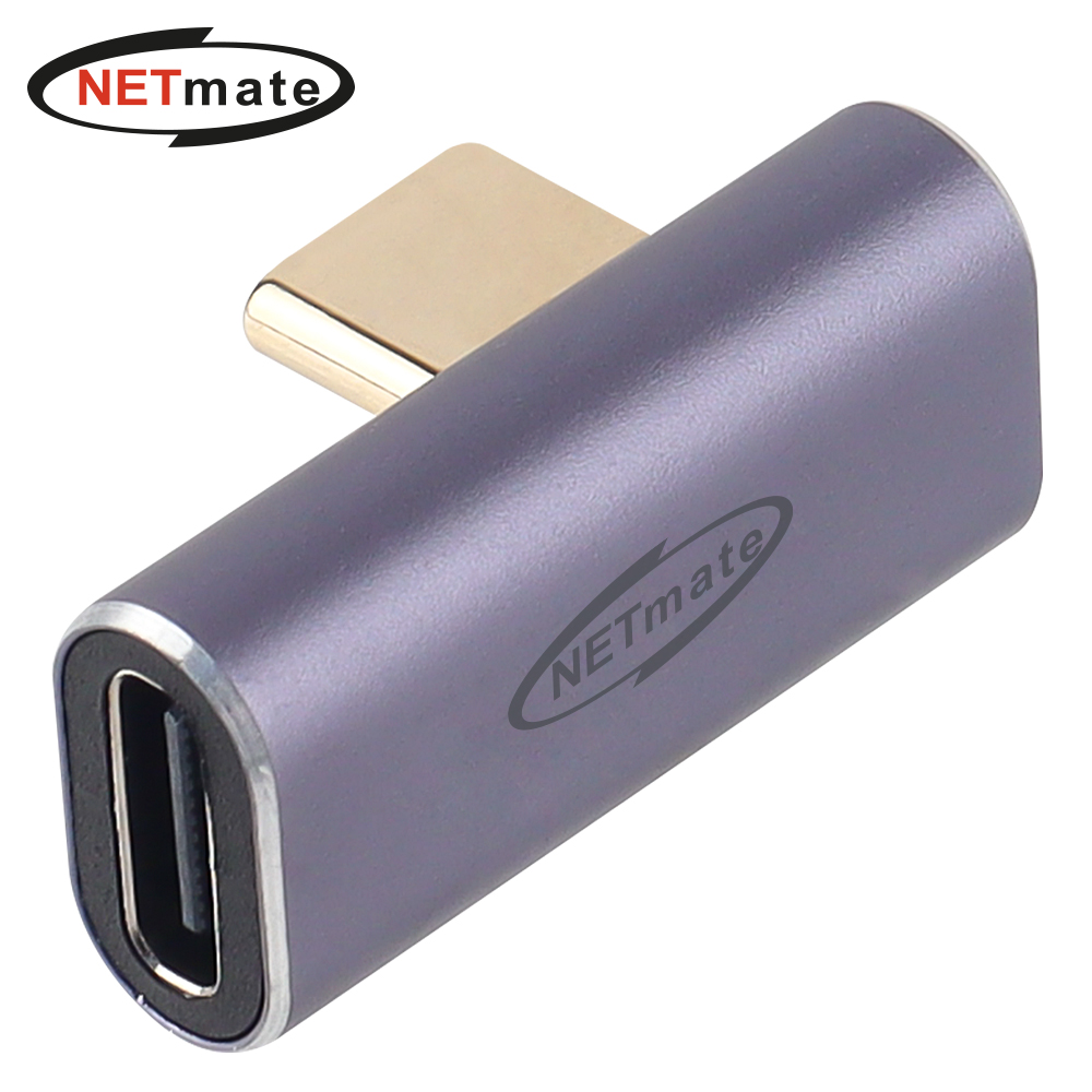 강원전자 넷메이트 USB4 CM/CF 좌우 꺾임 젠더 NM-UG4CSA