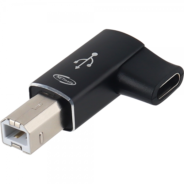강원전자 넷메이트 USB2.0 BM/CF 왼쪽 꺾임 젠더 NM-UGBMCFA