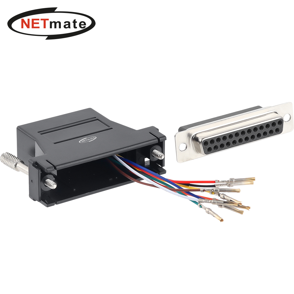 강원전자 넷메이트 DB25F / RJ-45 조합 커넥터 NM-G2545FF