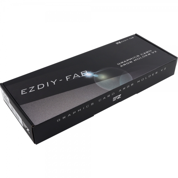 강원전자 넷메이트 ARGB 알루미늄 그래픽카드 지지대 (블랙) [EZDIY-FAB] NM-HPI341