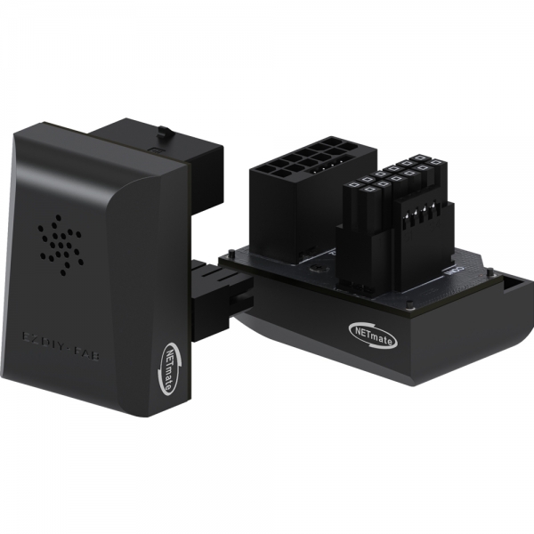 강원전자 넷메이트 450W 12VHPWR 변환 어댑터 (블랙/STD 180도) [EZDIY-FAB] NM-DPI18916