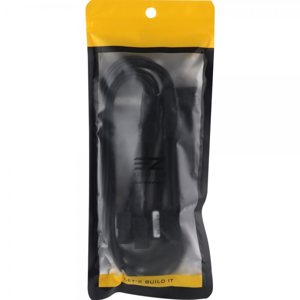 강원전자 넷메이트 12VHPWR to PCI-E 8핀x4 변환 슬리빙 케이블 0.45m (블랙) [EZDIY-FAB] NM-DPR1851