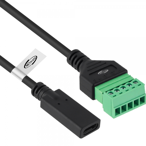 강원전자 넷메이트 USB2.0 CF / 터미널 블록 케이블 1m NM-TG07
