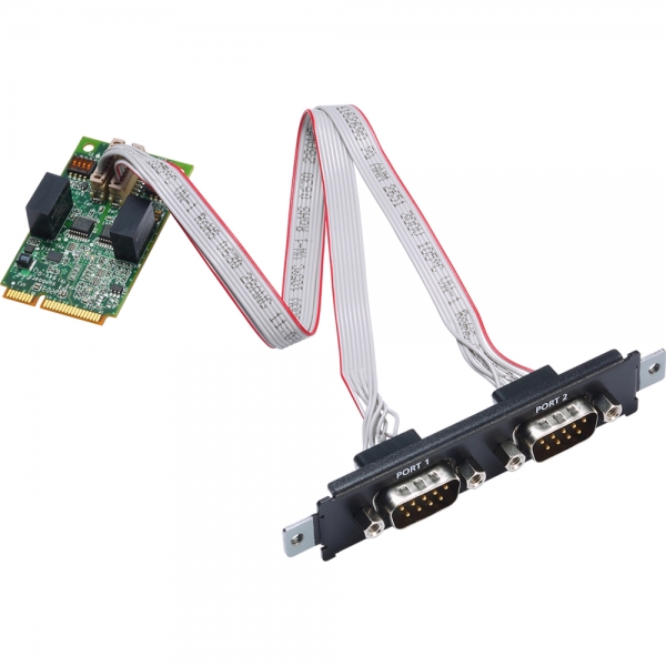 MOXA Mini PCI Express 2포트 RS422/485 아이솔레이션 시리얼카드 CP-132N-I-T