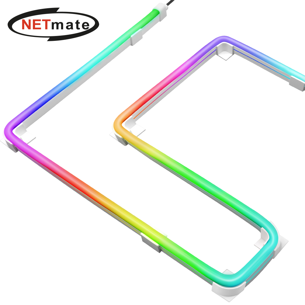 강원전자 넷메이트 ARGB NEON LED 스트립 라이트 1m [EZDIY-FAB] NM-DPI1292
