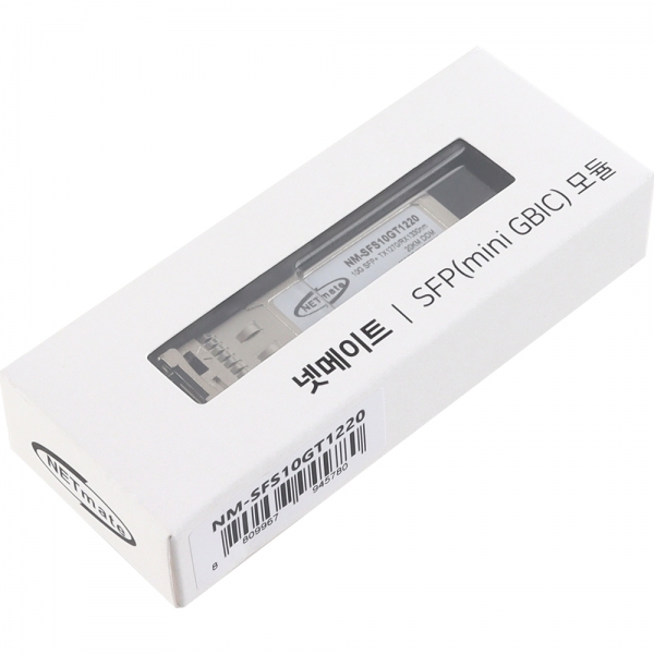 강원전자 넷메이트 10G 싱글모드 SFP+ BiDi 광 모듈(TX1270nm/RX1330nm/20km) NM-SFS10GT1220