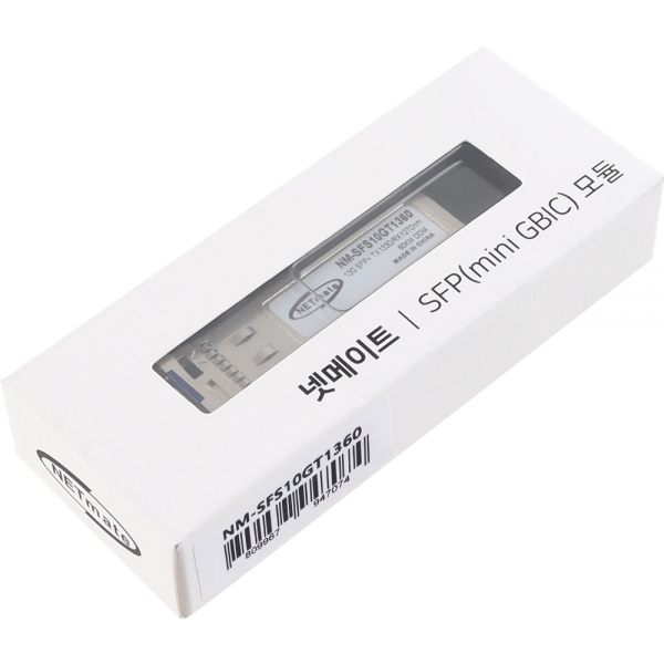 강원전자 넷메이트 10G 싱글모드 SFP+ BiDi 광 모듈(TX1330nm/RX1270nm/60km) NM-SFS10GT1360