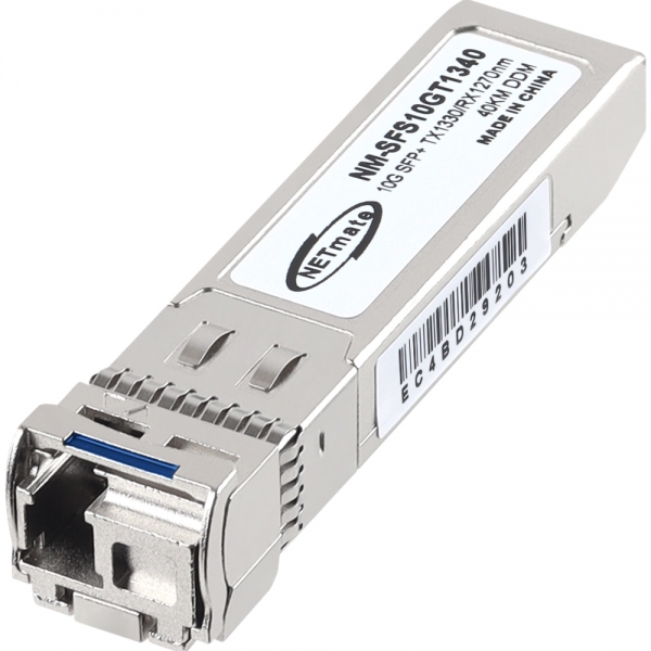 강원전자 넷메이트 10G 싱글모드 SFP+ BiDi 광 모듈(TX1330nm/RX1270nm/40km) NM-SFS10GT1340