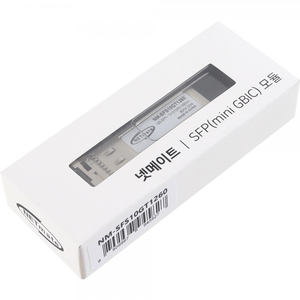 강원전자 넷메이트 10G 싱글모드 SFP+ BiDi 광 모듈(TX1270nm/RX1330nm/60km) NM-SFS10GT1260