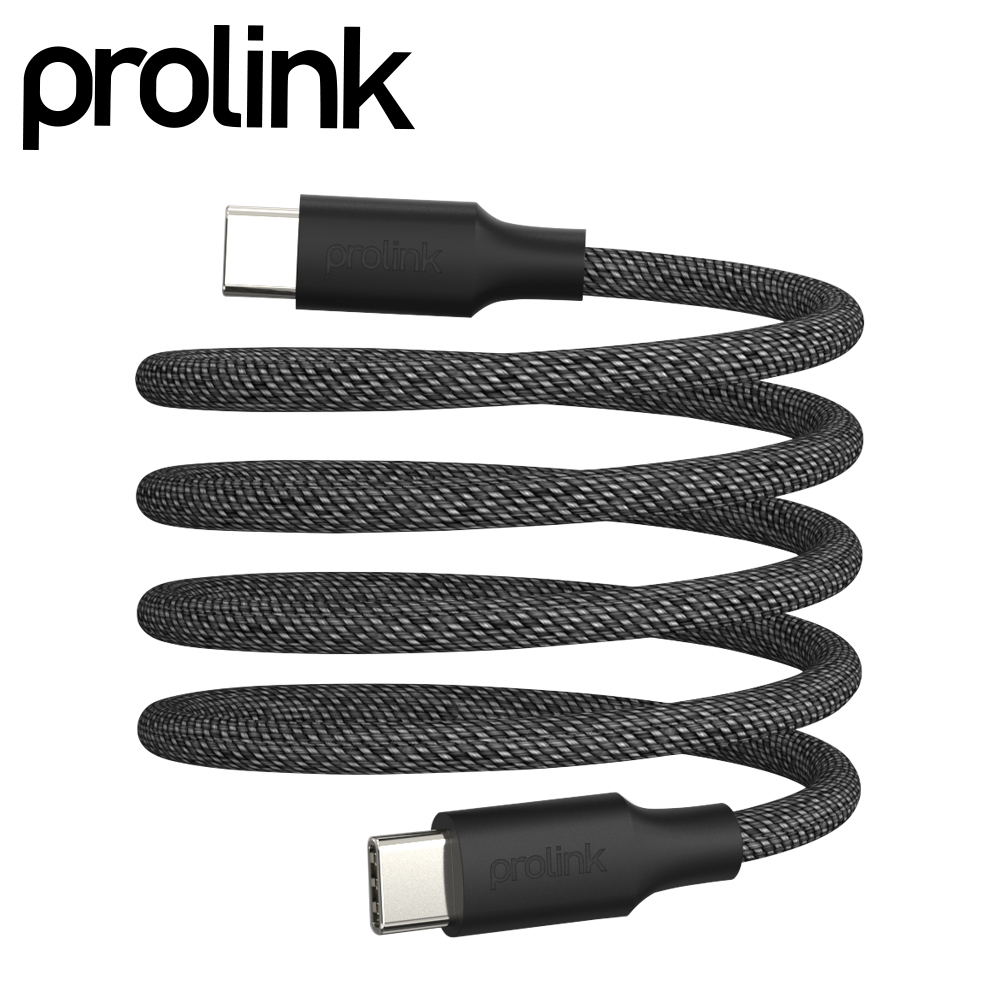 프로링크 USB2.0 마그네틱 C타입 240W 고속충전 패브릭 케이블 1.2m PLT493M-0120