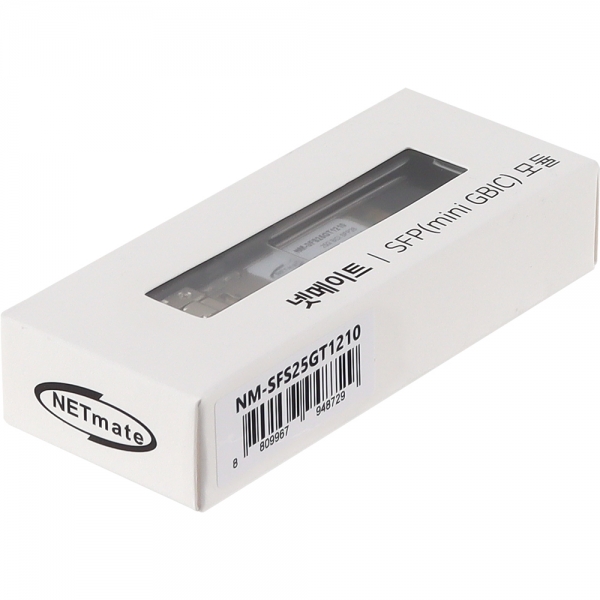 강원전자 넷메이트 25G 싱글모드 SFP28 BiDi 광 모듈(TX1270nm/RX1330nm/10km) NM-SFS25GT1210