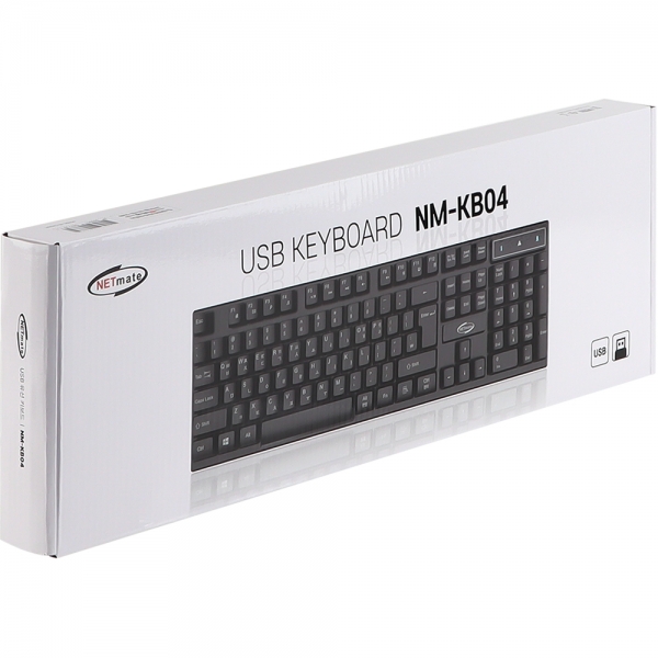 강원전자 넷메이트 멀티미디어 USB 유선 키보드 NM-KB04